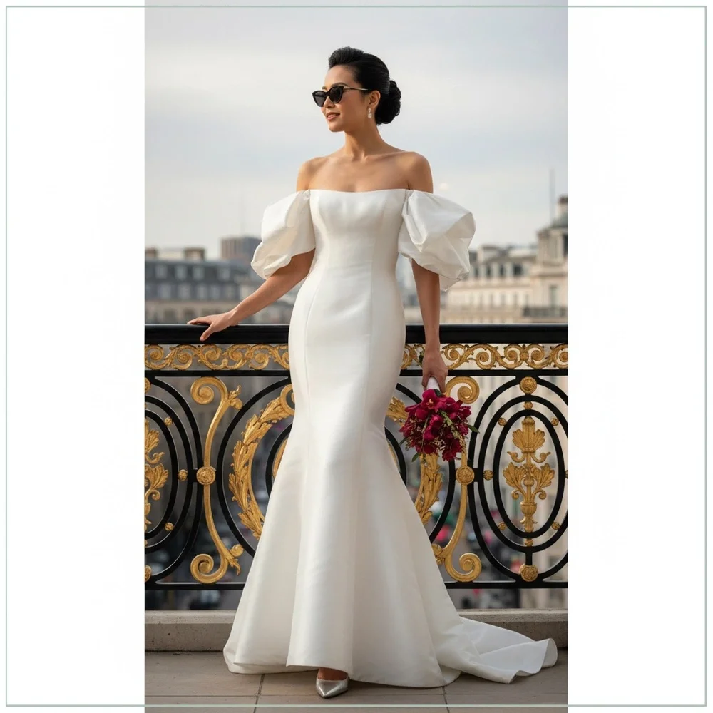 $8500 Monique Lhuillier ‘Admire’ Mikado Silk Runway Bridal Gown - Picture 3 of 16